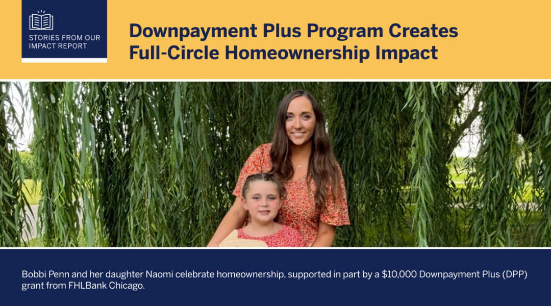 Bobbi Penn and her daughter Naomi celebrate homeownership.