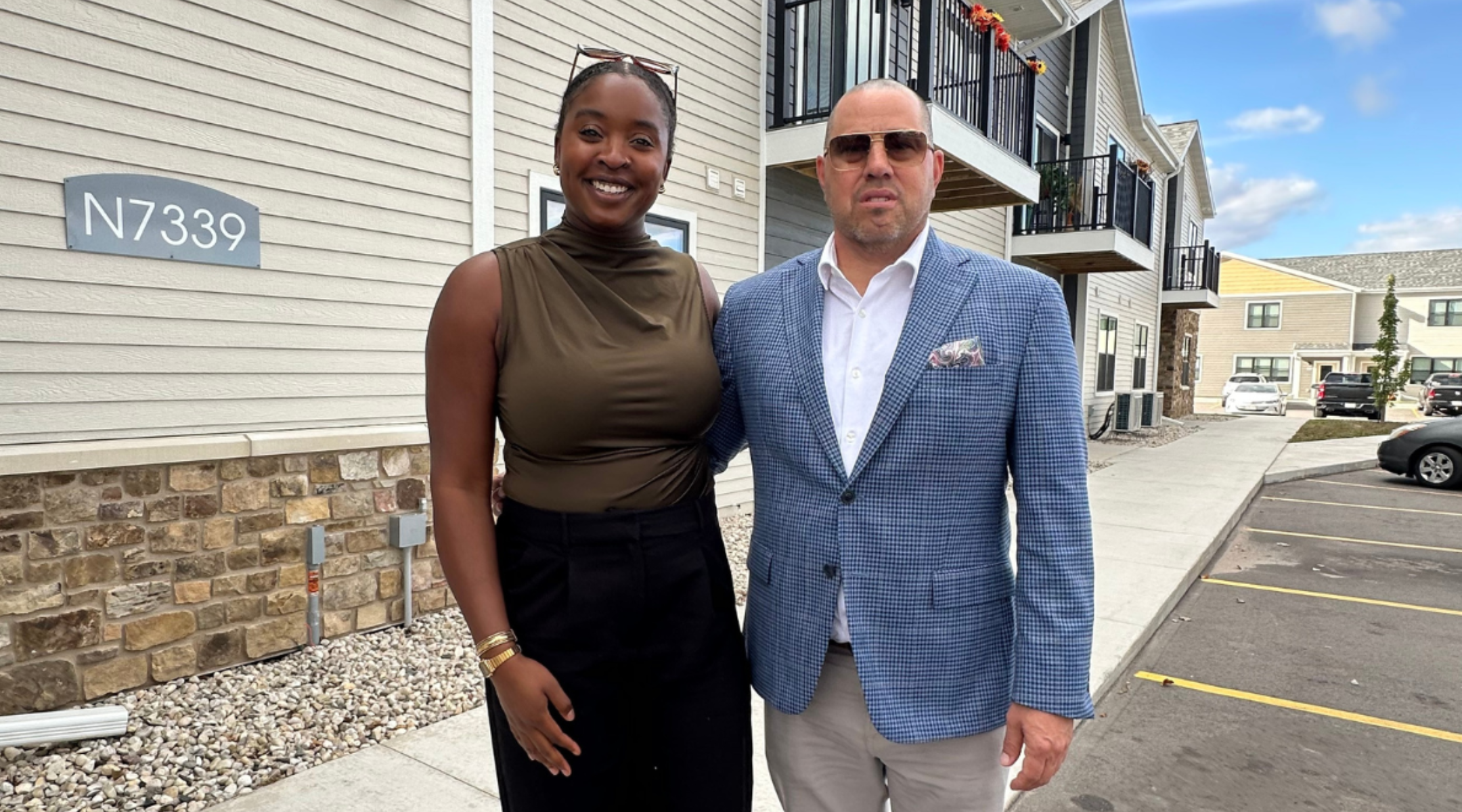 Developer Pete King at Red Willow Flats Grand Opening