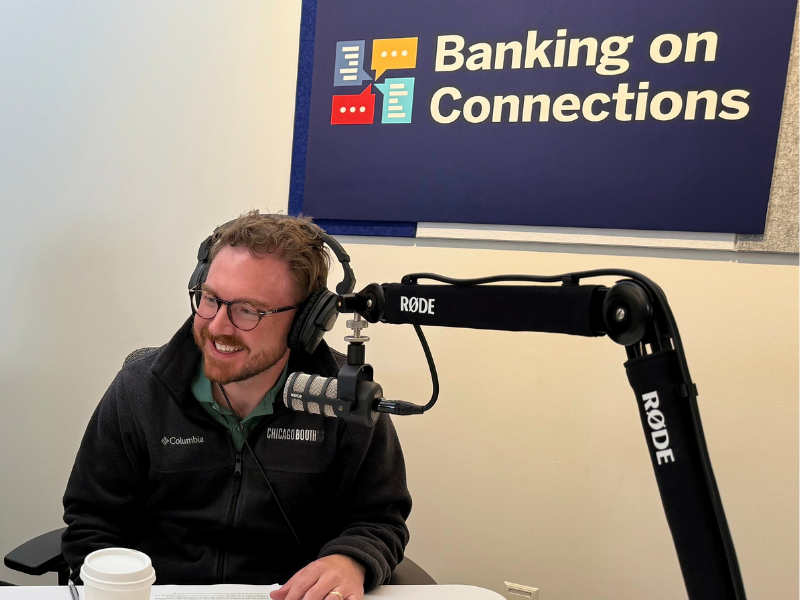 James Hotchkiss, FHLBank Chicago’s in-house economist, is back in the banking on connections studio